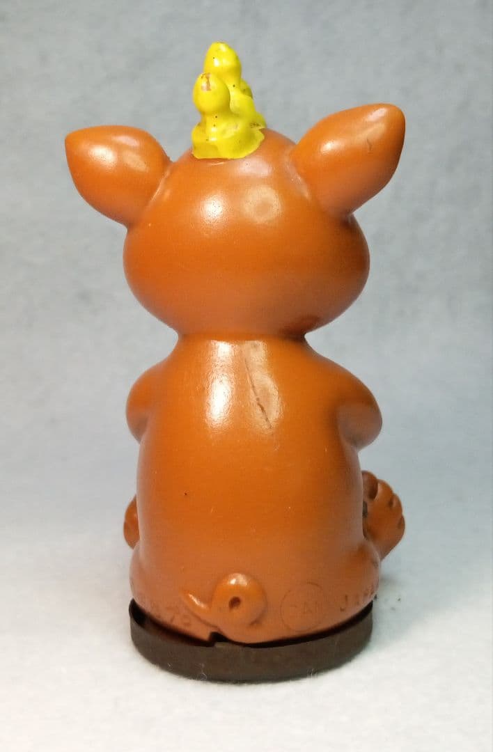 マルサン 快獣ブースカ 丸美屋 あじかつを ノベルティ版 ゼンマイ 怪獣 ソフビ