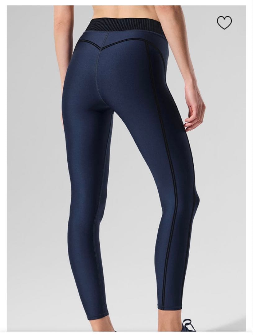 【美品】alo yoga ネイビー ヨガレギンス　Sサイズ