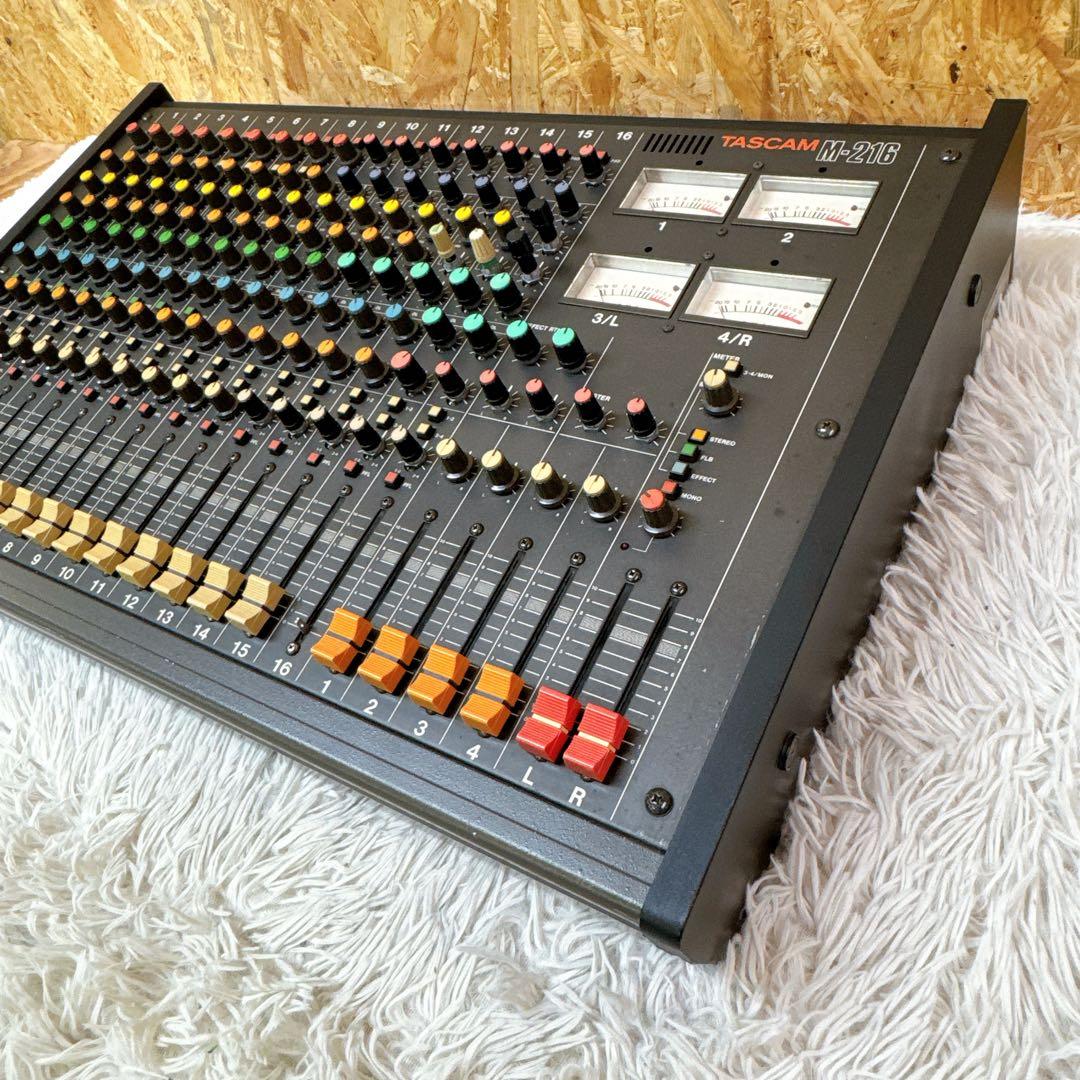 TASCAM M-216 アナログミキサー 16ch ビンテージ タスカム