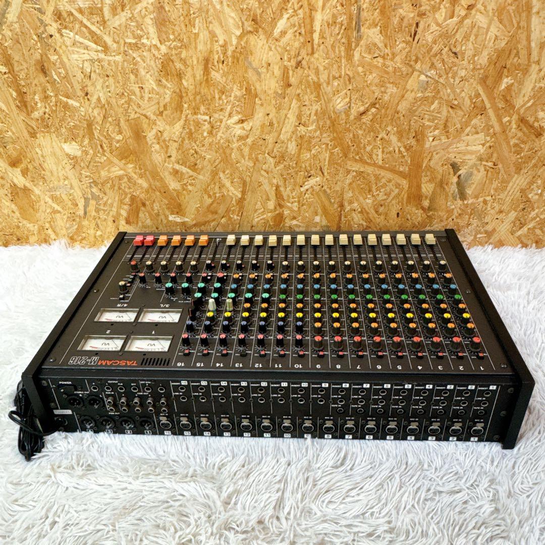 TASCAM M-216 アナログミキサー 16ch ビンテージ タスカム