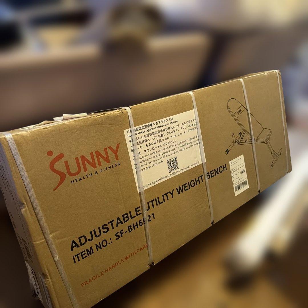 Sunny トレーニングベンチ 6段階調整 フィットネス　ヘルス　筋トレ