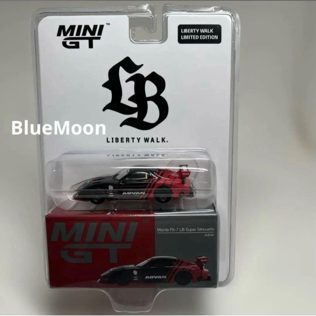LBWK限定 MINI GT RX-7 ADVAN アバルト MINIGT