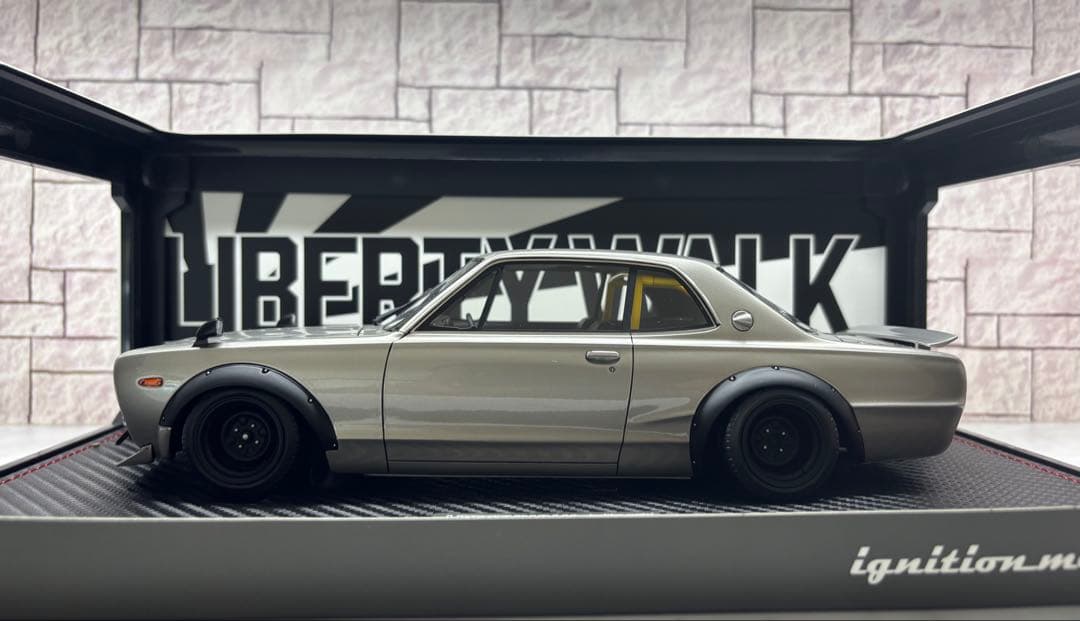 Ma-got！1/18シャコタン⭐︎ブギ　ハジメのソアラ & LBハコスカ