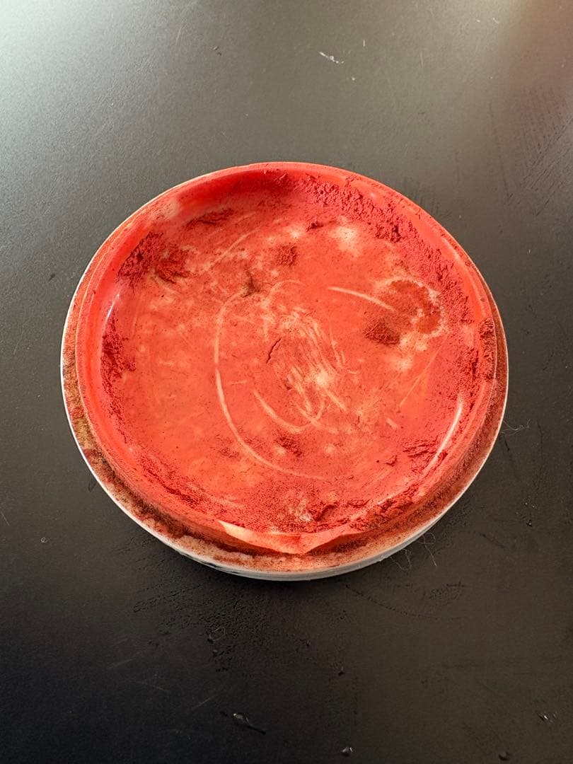 風景画の陶器箱 江面公司印