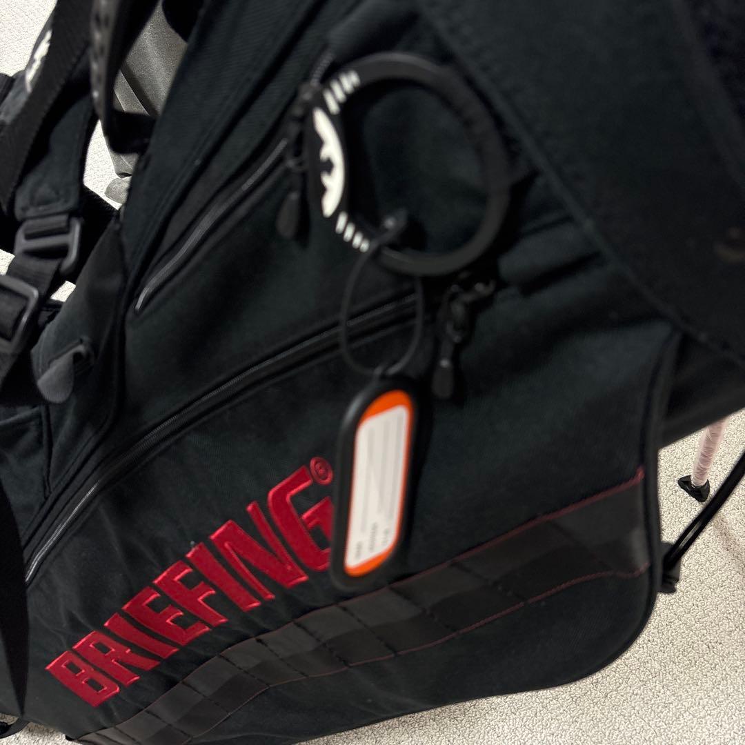 BRIEFING スタンド付きキャディバッグ 黒