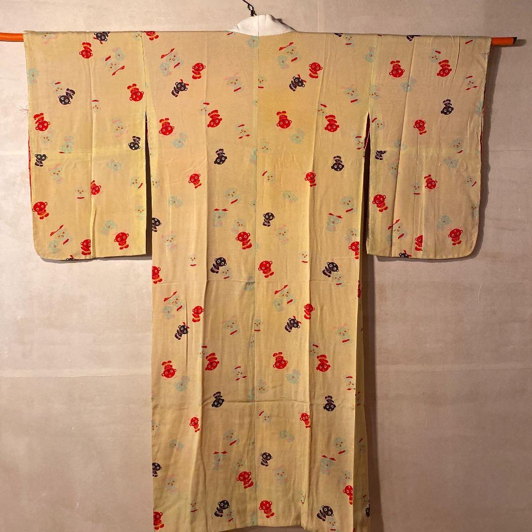 ビィンテージ黄土地長襦袢