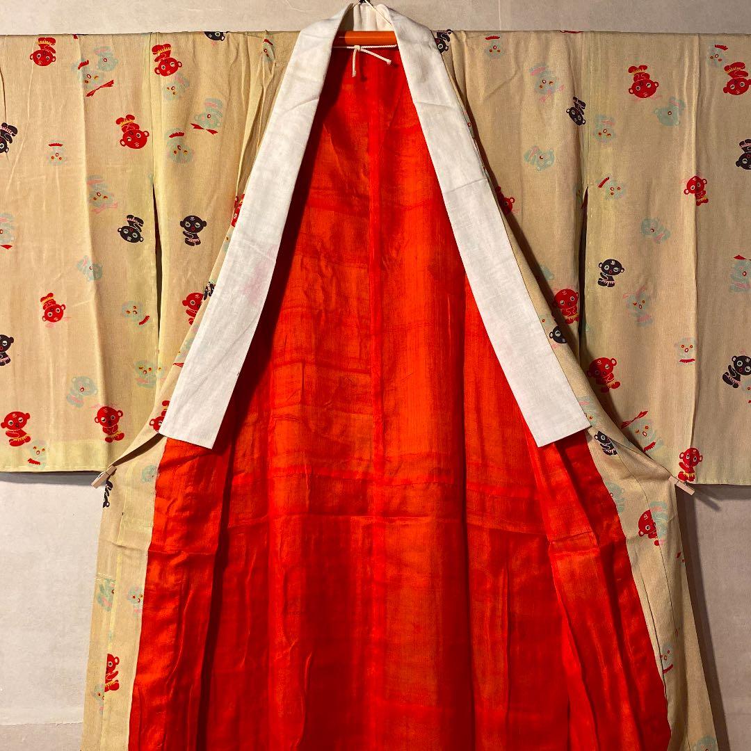 ビィンテージ黄土地長襦袢