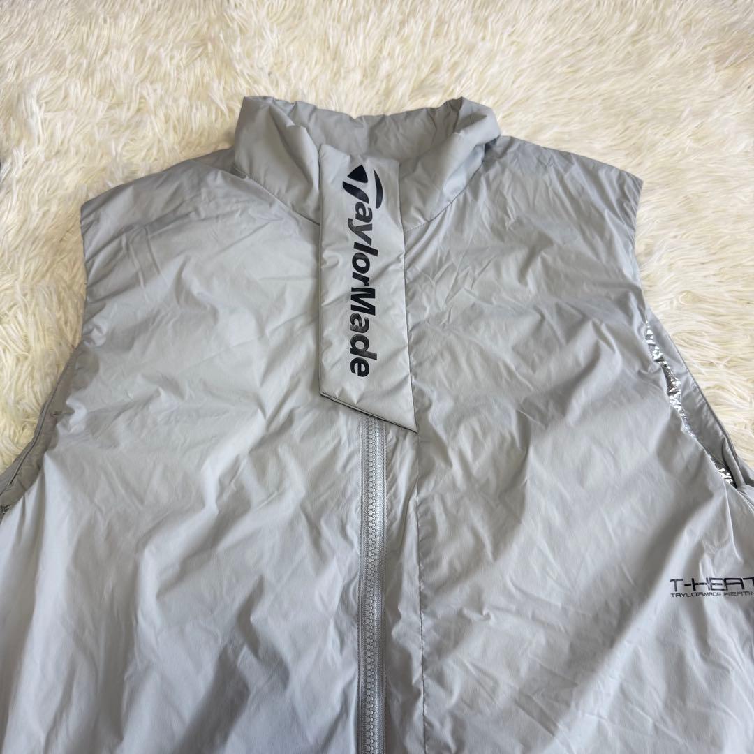 【テーラーメイド】極美品 中綿ベスト グレー Mサイズ メンズ