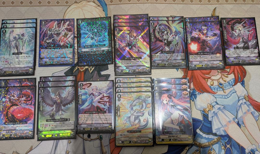 ヴァンガード【Vスタンダード】メサイアデッキ補助パーツ＋スリーブ付き