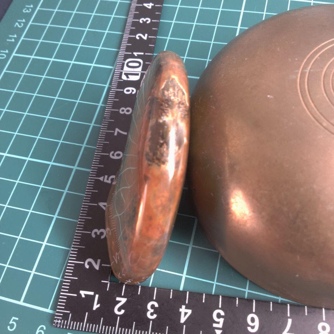 小物１ アンモナイト化石 赤褐色