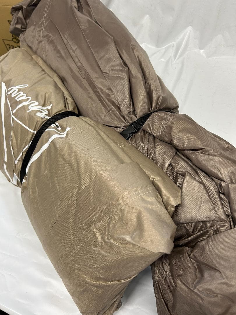 M-②【訳ありused】フレームワンタッチテント 6人用 ロッジ型