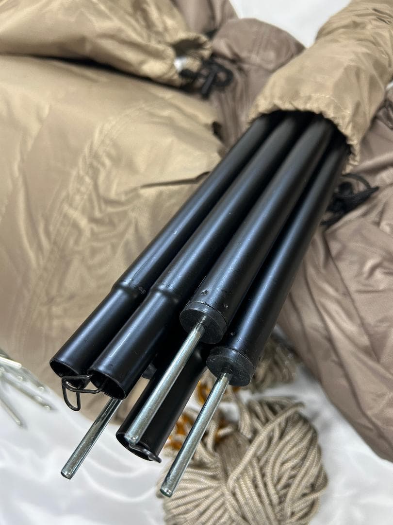 M-②【訳ありused】フレームワンタッチテント 6人用 ロッジ型