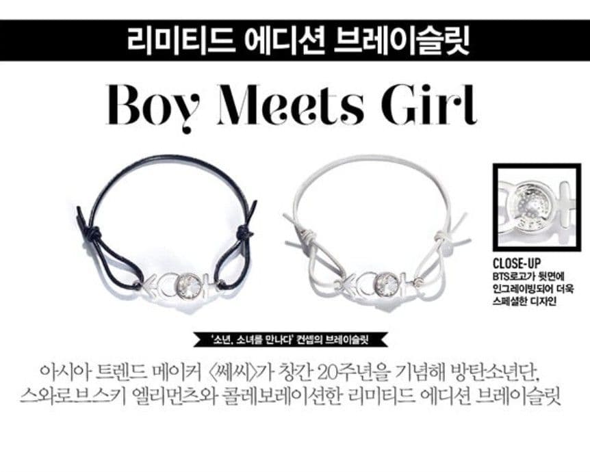 【BTS】CeCi x BTS 20周年記念 ブレスレット 限定 スワロフスキー