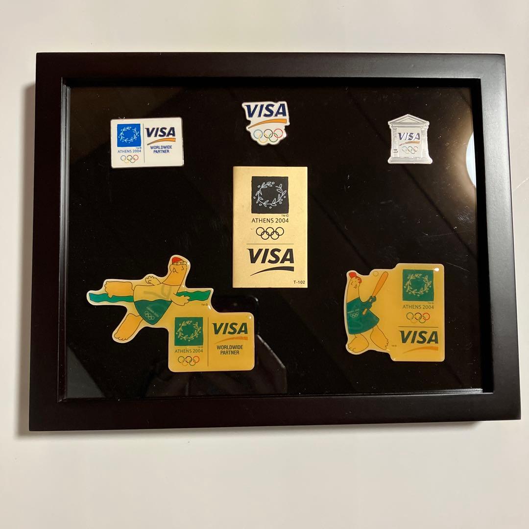 希少！Visa アテネオリンピック2004 ノベルティピンバッジ6個セット