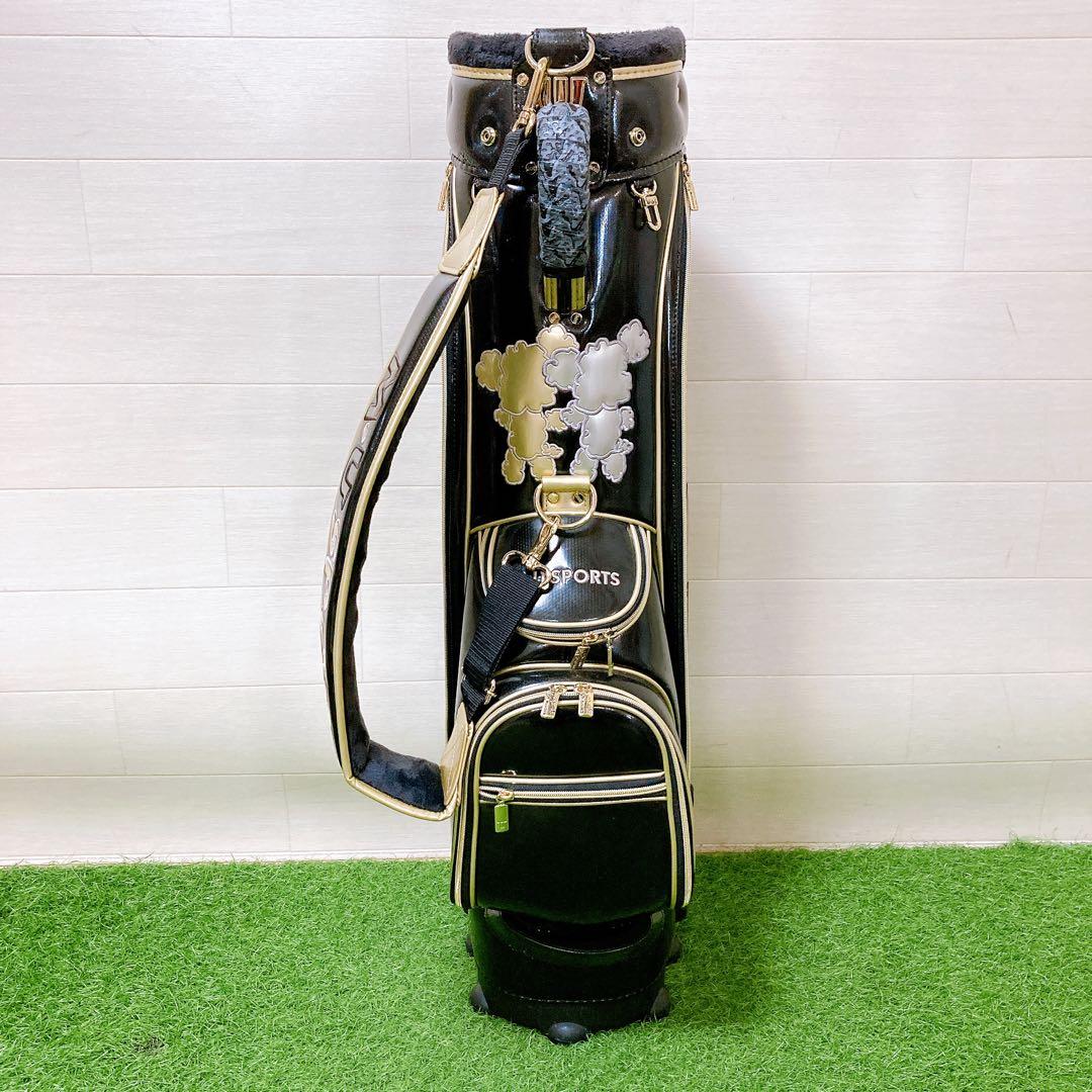 5.エムユースポーツ　ゴルフクラブケース　キャディーバッグ　2輪キャスター