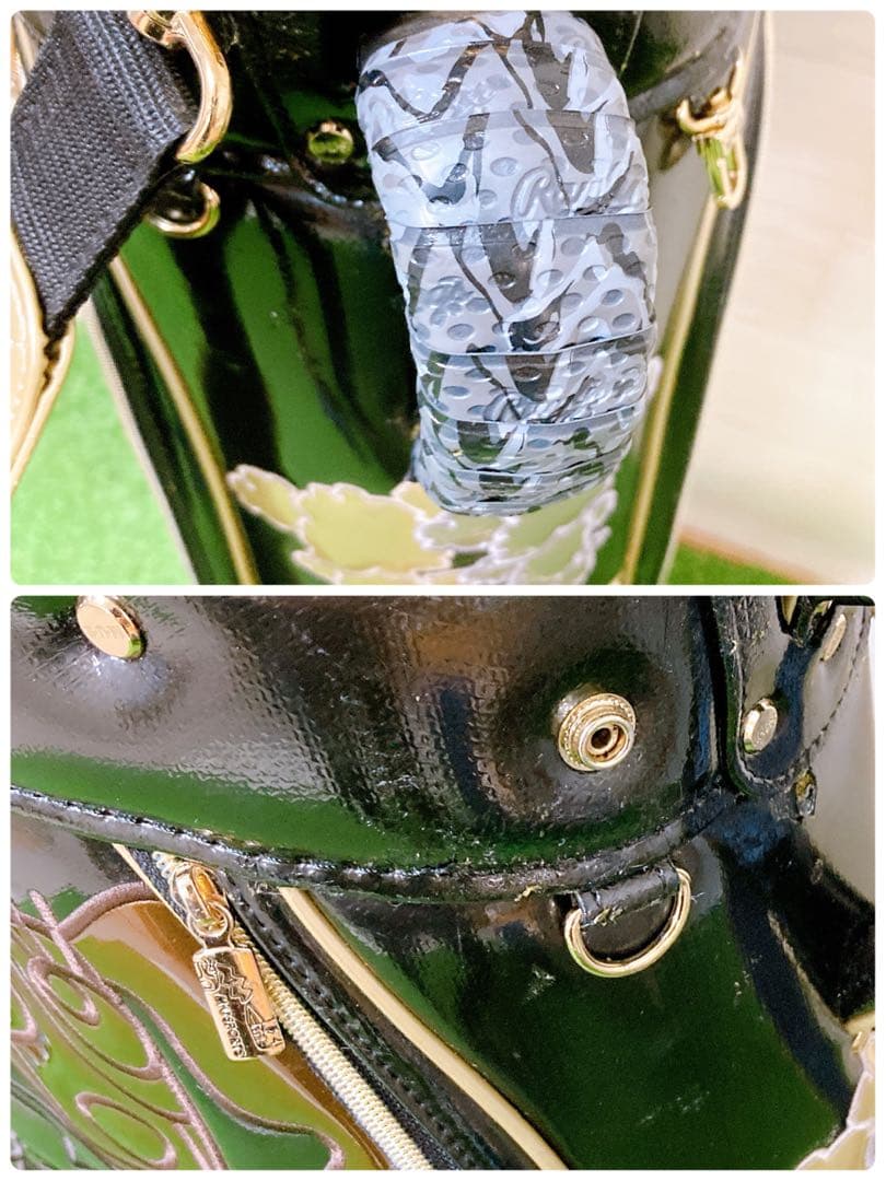 5.エムユースポーツ　ゴルフクラブケース　キャディーバッグ　2輪キャスター