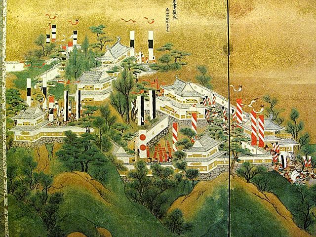 #希少 #レア #NHK #賤ヶ岳合戦図屏風 #複製画 #一隻 #大河鎧兜日本刀