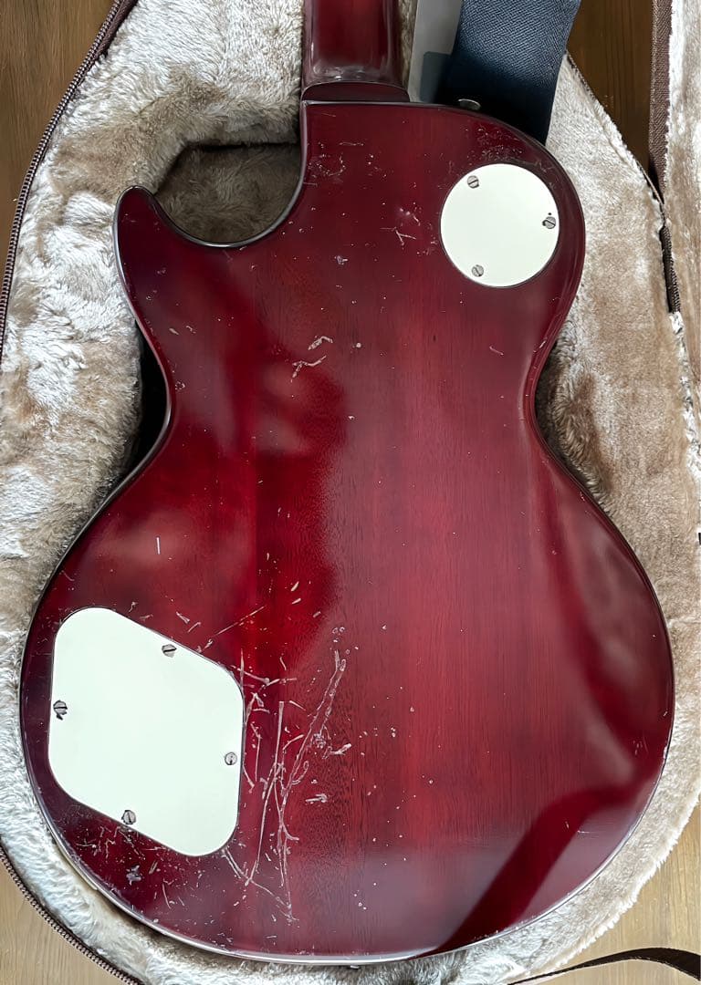 激安Epiphone Gibson レスポール改　レリック　セミハードケース付き