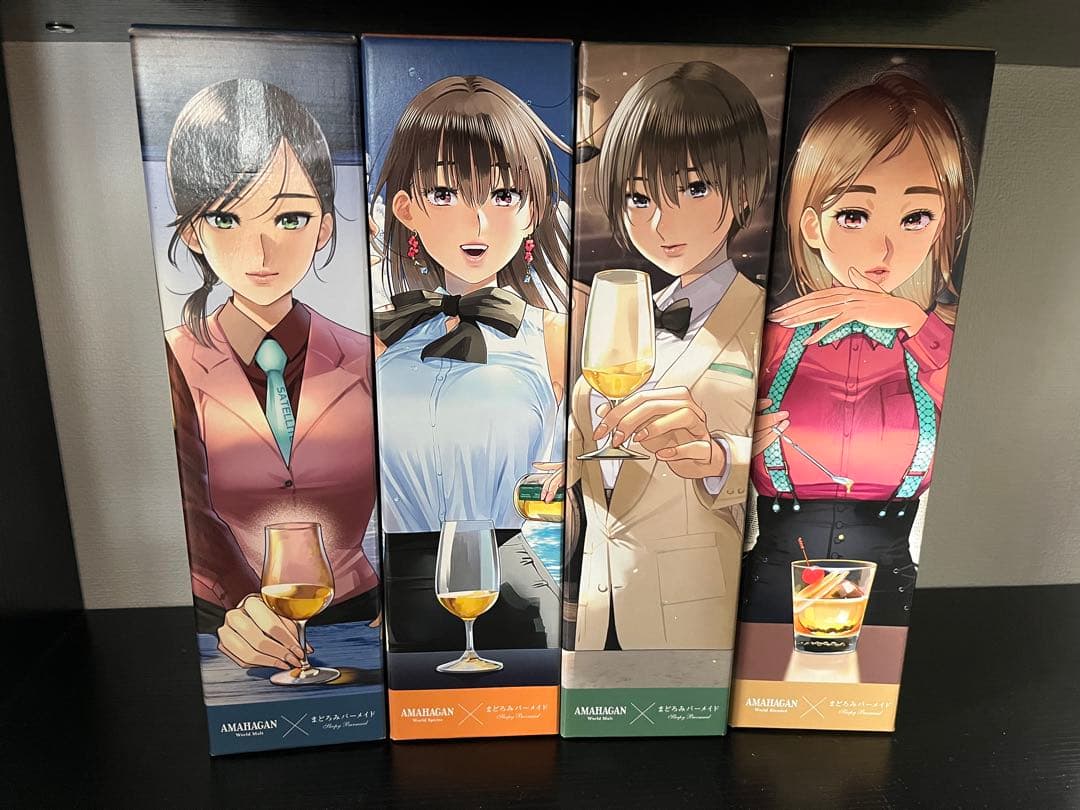 AMAHAGAN✖︎まどろみバーメイド　ウイスキー4本セット　未開栓