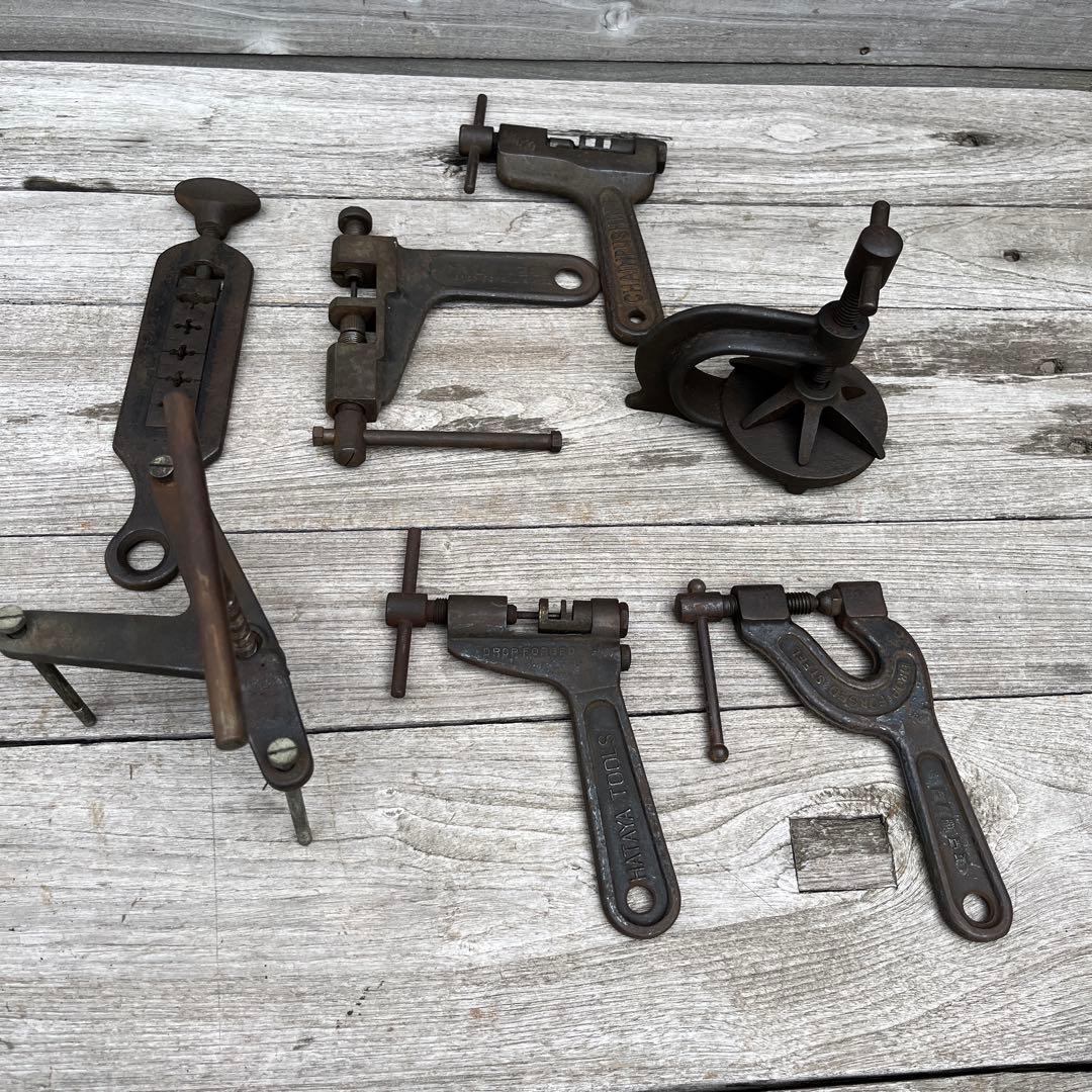 アンティーク自転車工具セット