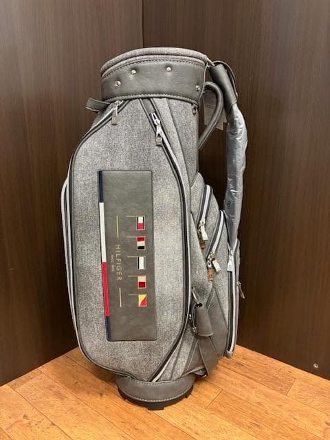 新品   トミーヒルフィガー キャディバッグ グレー
