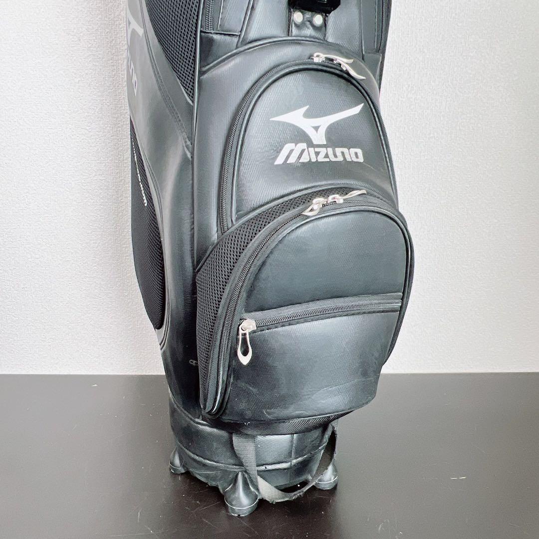 MIZUNO ミズノ キャディバッグ ブラック 5分割 カートタイプフード付9型