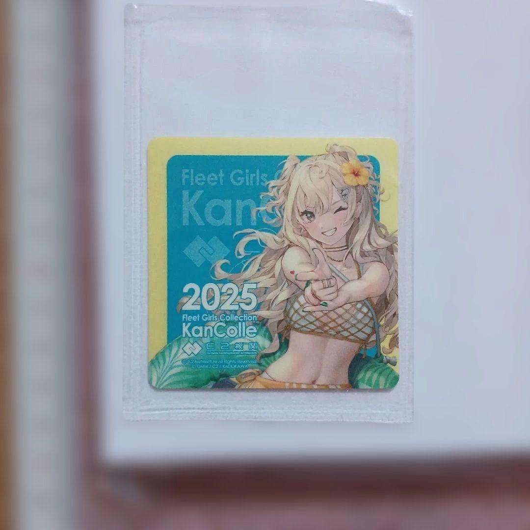 艦これ　公式　ミネアポリス水着mode2025　アクリルボード　シールセット