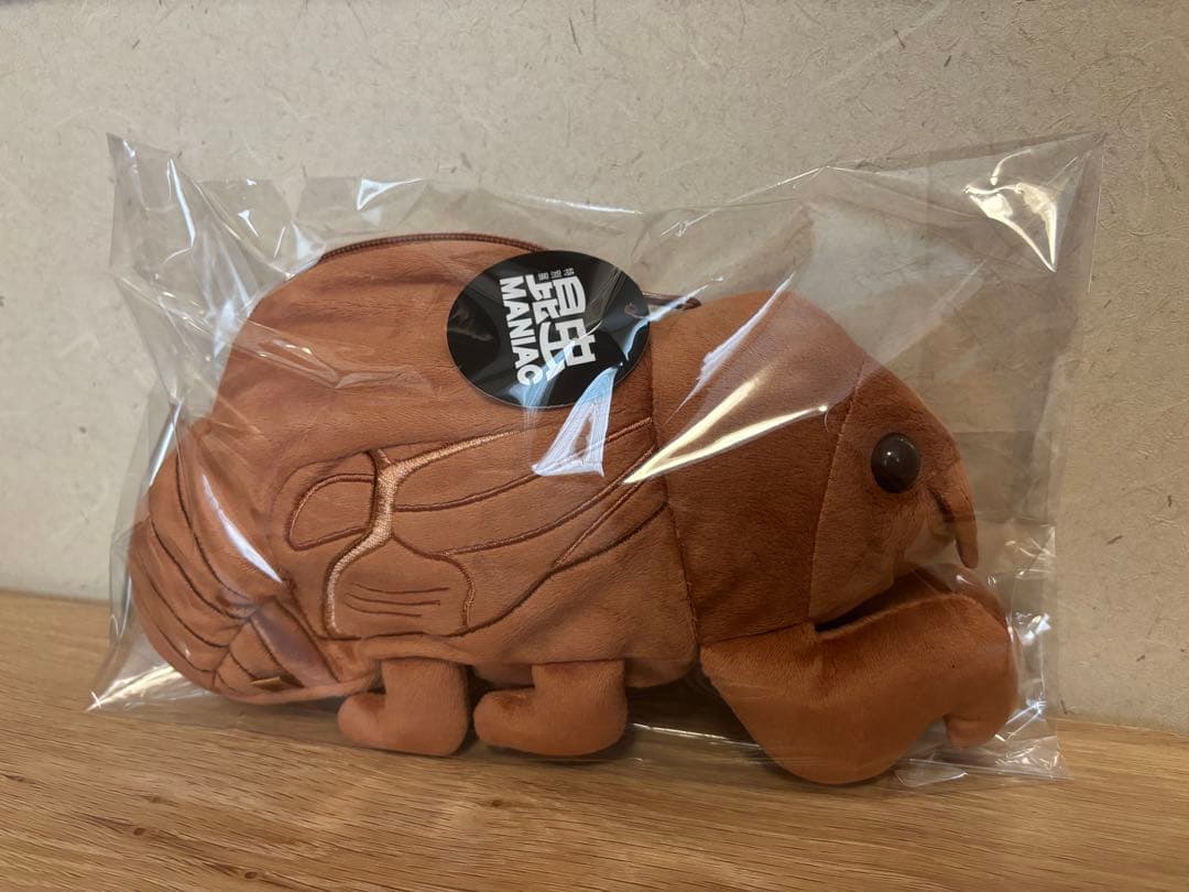 昆虫MANIAC マニアック　セミの抜け殻からセミ　ぬいぐるみ　新品　科学博物館