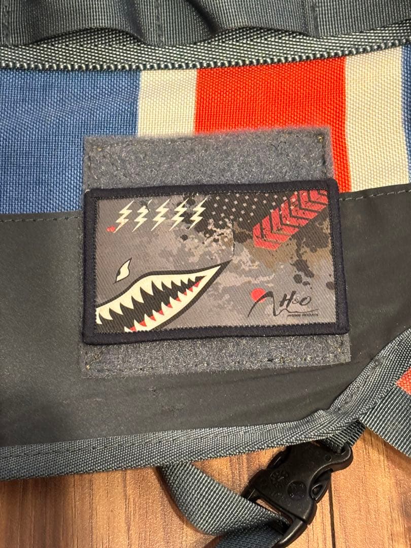 BONBONERO × NATALDESIGNシェルコンカバーh&oサメワッペン