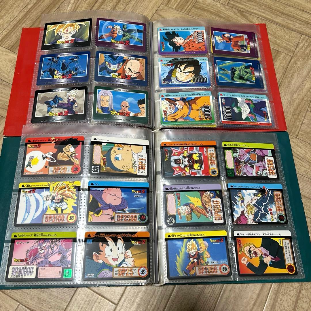 ドラゴンボールZ カードダス　ファイル2個　約100枚セット　ジャンボカードなど