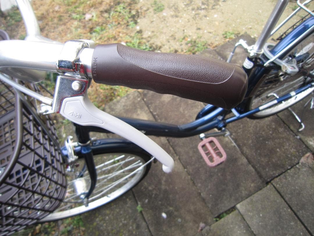 【極上】手渡限定 Marushi ママチャリ インクブルーBL21M 24型