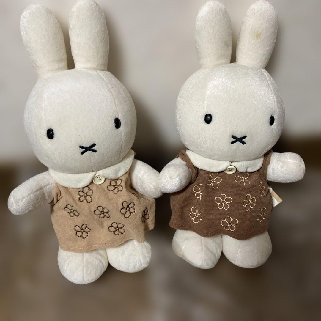 ミッフィー　ぬいぐるみ　立ちポーズ　セキグチ製　レトロ