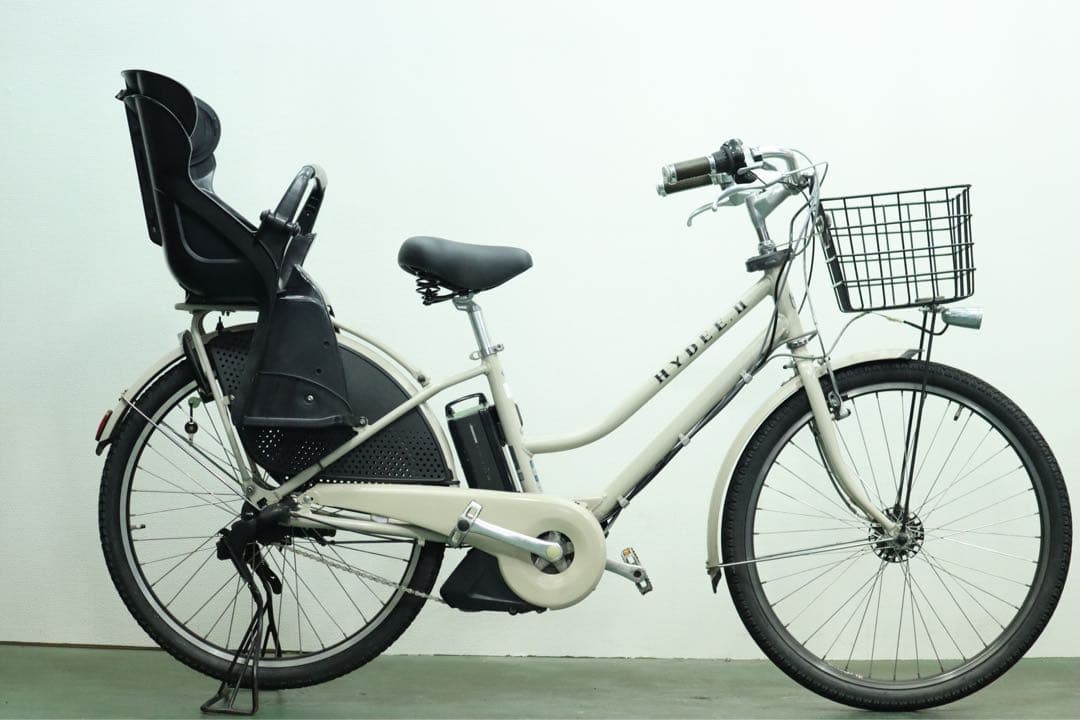 ブリジストン電動アシスト自転車　★ 8.7AH ★ １ヶ月保証★完成車子供のせ