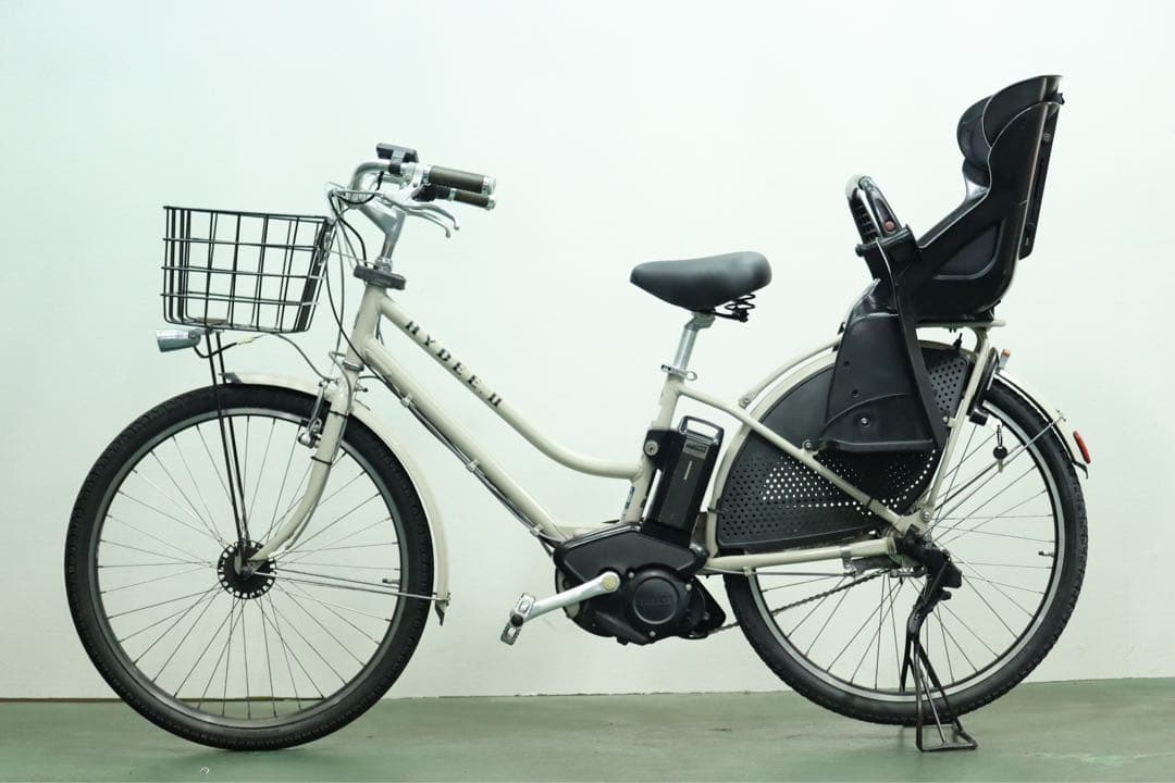 ブリジストン電動アシスト自転車　★ 8.7AH ★ １ヶ月保証★完成車子供のせ