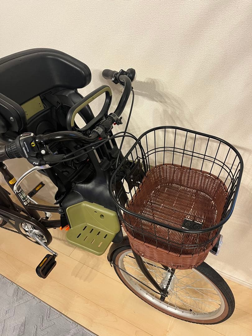 美品　子ども乗せ自転車　3人乗り　電動なし　6段変速ギア　引取限定