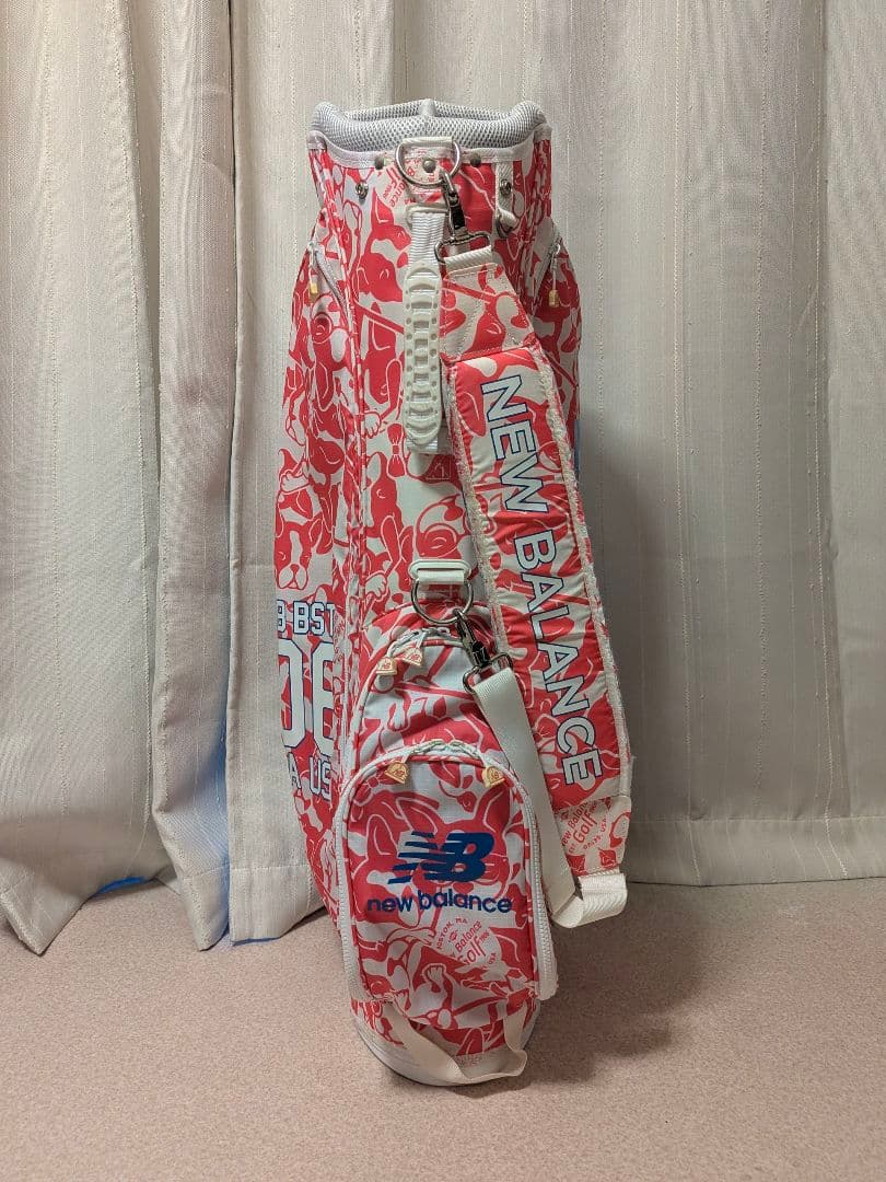 NEW BALANCE キャディバッグ ボストンテリア レディース 犬柄