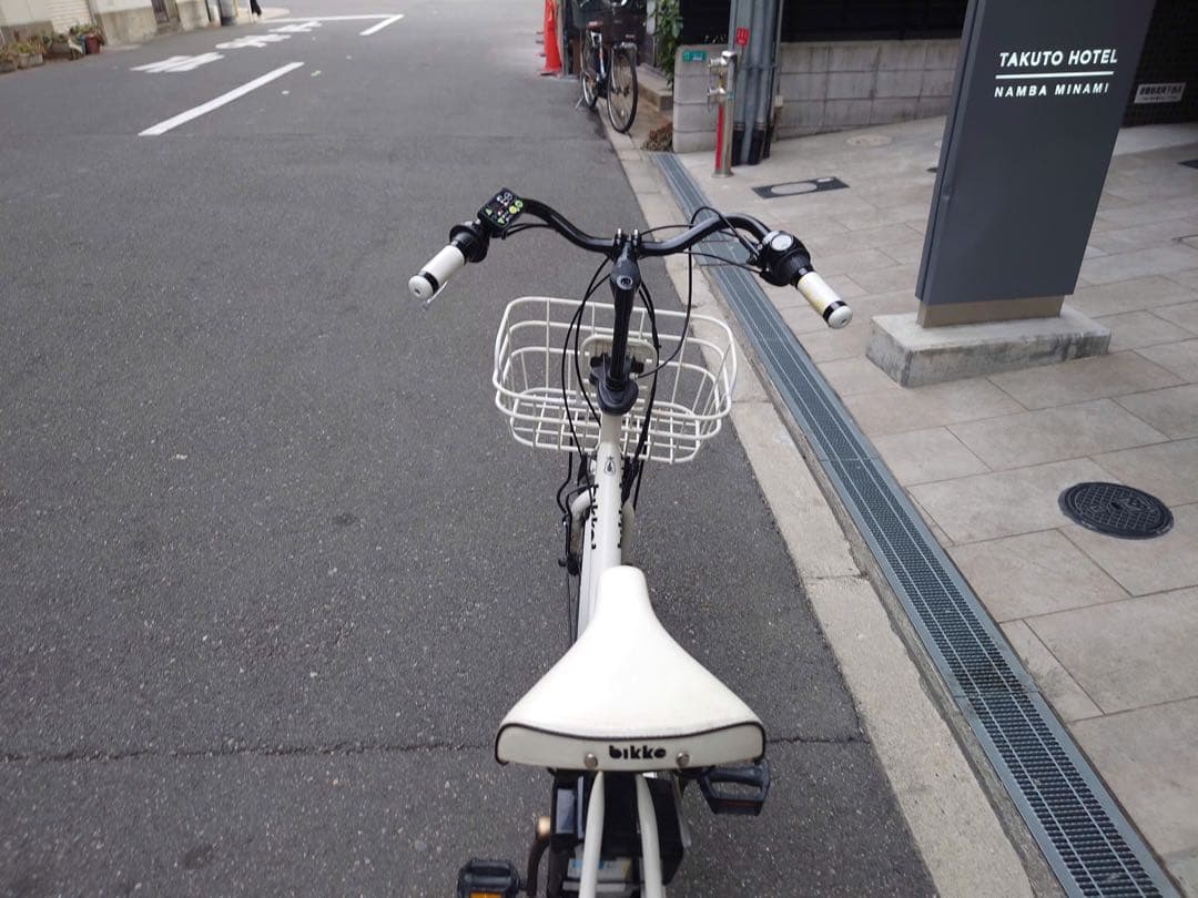 大阪府　ブリヂストン　bikke 電動アシスト自転車 チャイルドシート付き