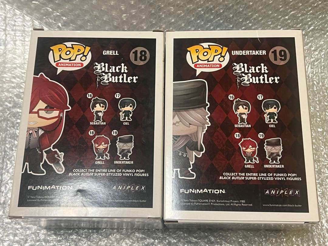 ファンコポップ　グレル　葬儀屋