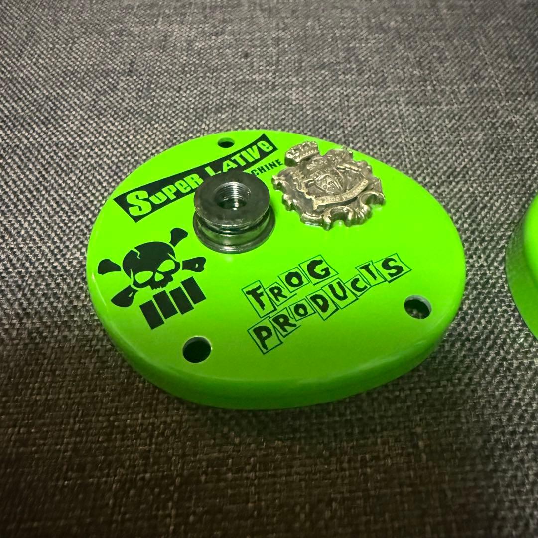 トイマシーン　スーパーレイティブ 左巻き用サイドカップ　エンブレム付きグリーン