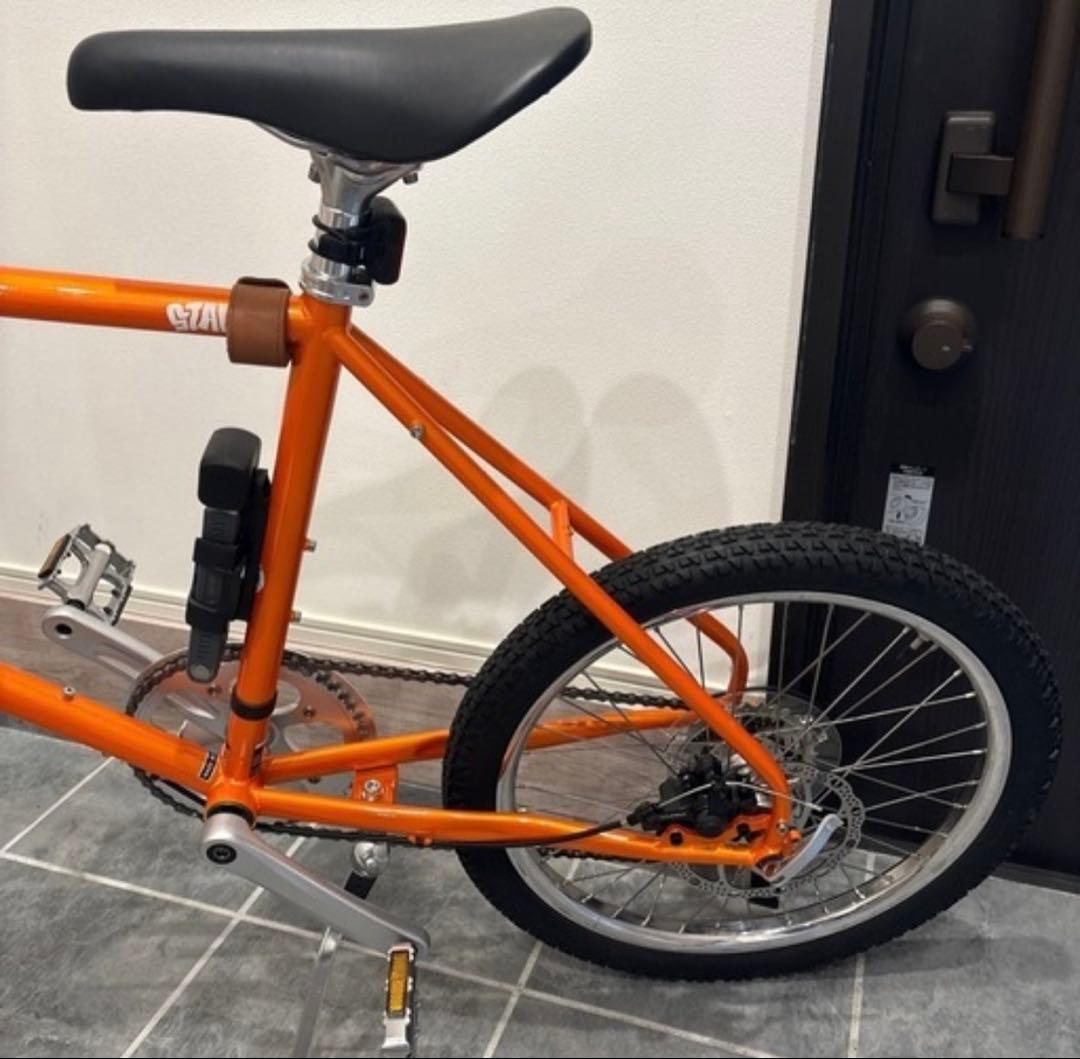 CHARFUJI オレンジ ミニベロ