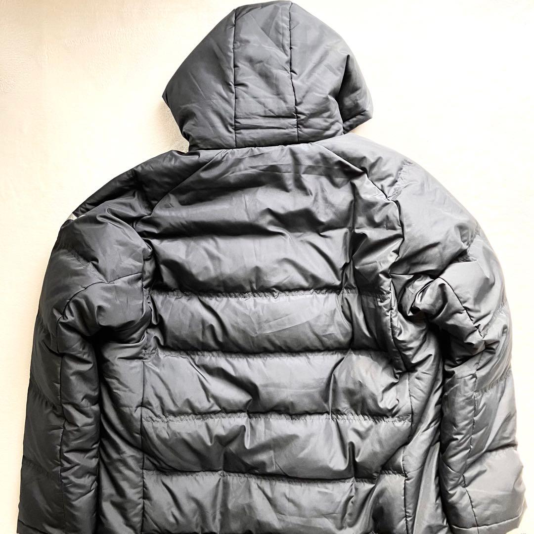 【美品】mizno ミズノ ベンチコート ダウン 袖リブ ブラック 黒 L