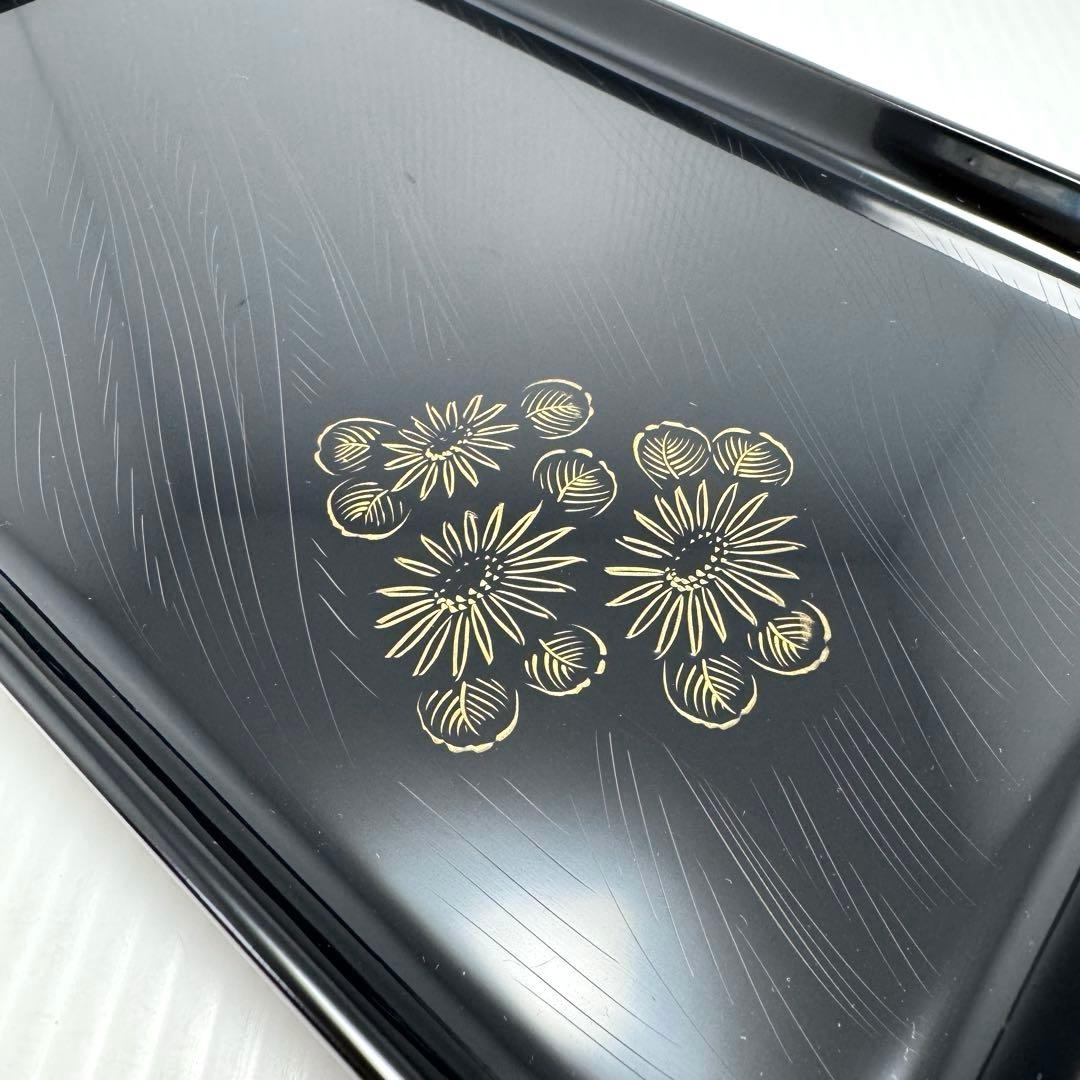 新品未使用 輪島塗 トレー お盆 巨峰 漆 漆器 小物置き 飾り 共箱 説明書