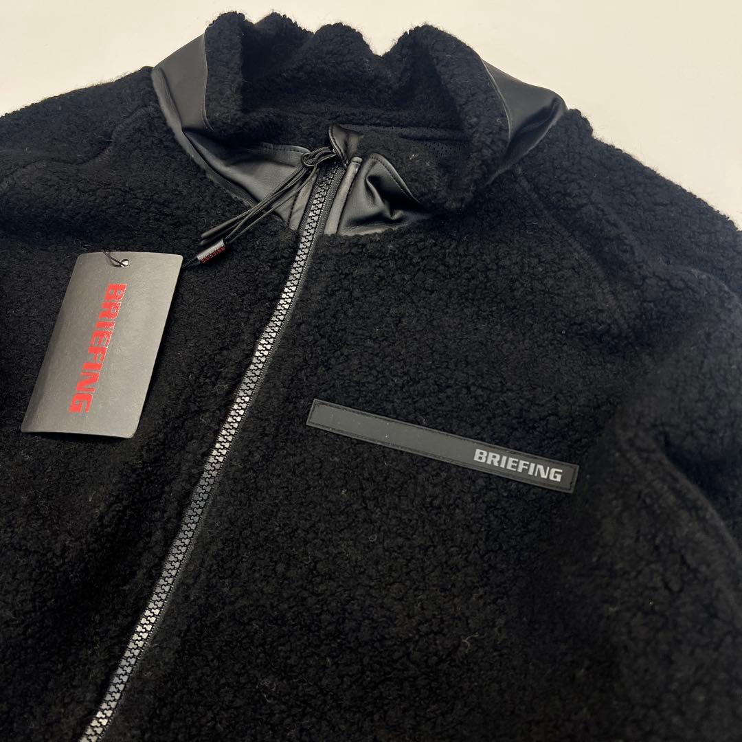 新品　BRIEFING WOOL BOA BLOUSON ブラックL