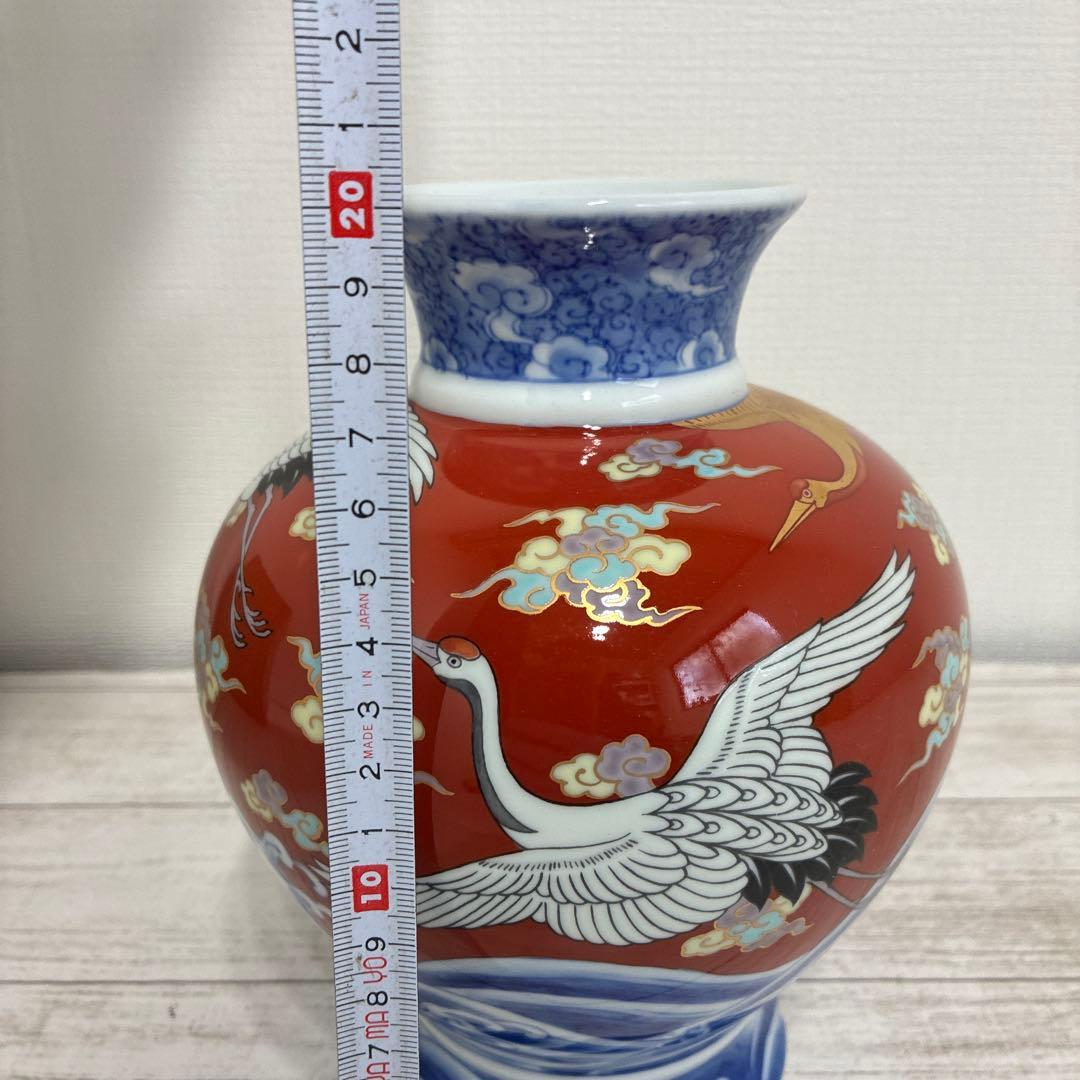 ぶ*い様 オールド　深川製磁　花瓶　有田焼