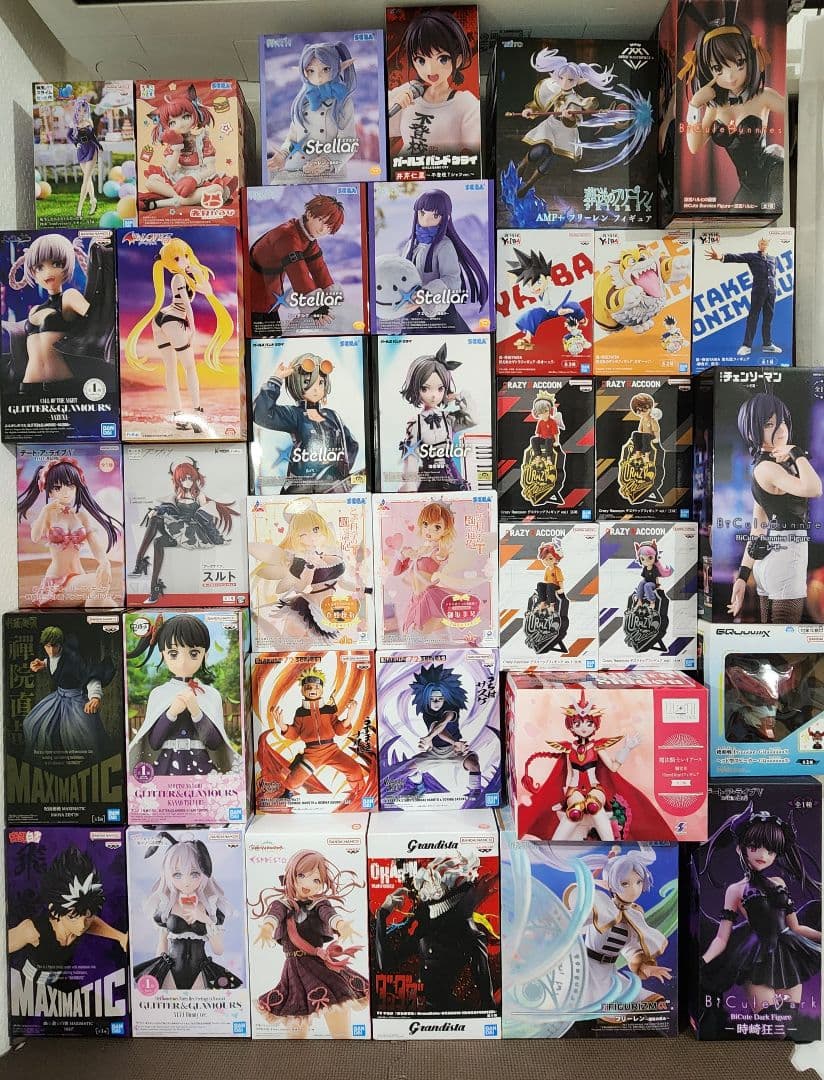未開封フィギュア36個 レイアース フリーレン アイマス ナルト レゼ 美少女系