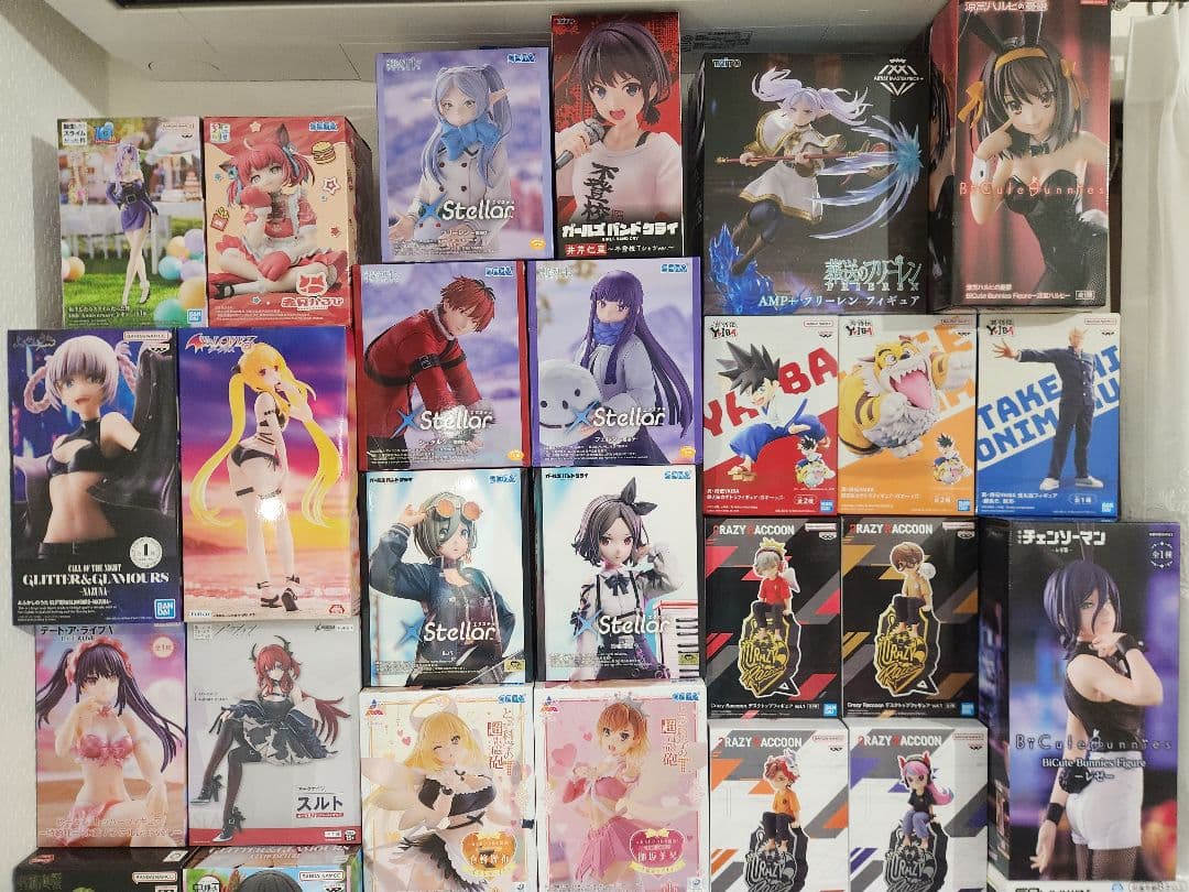 未開封フィギュア36個 レイアース フリーレン アイマス ナルト レゼ 美少女系