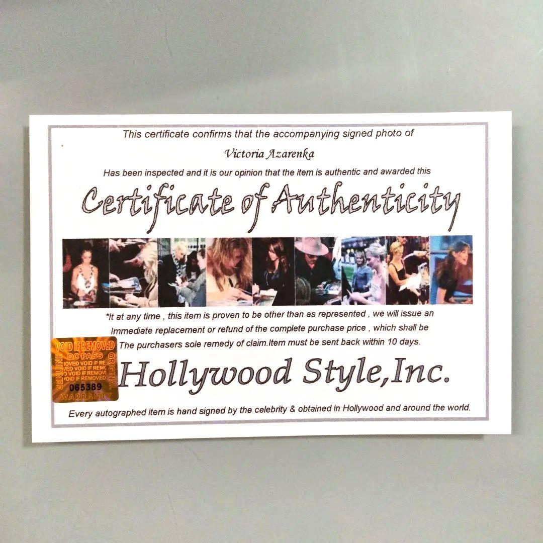 ビクトリア・アザレンカ直筆サイン入り2Lサイズ写真…ベラルーシの女子テニス選手