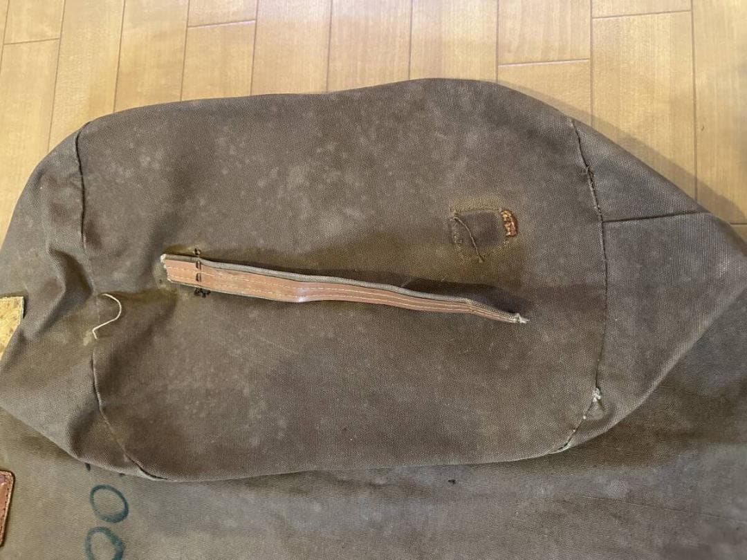 ビンテージ 40s ミリタリー 軍物 WW2 バッグ ステンシル コンマー