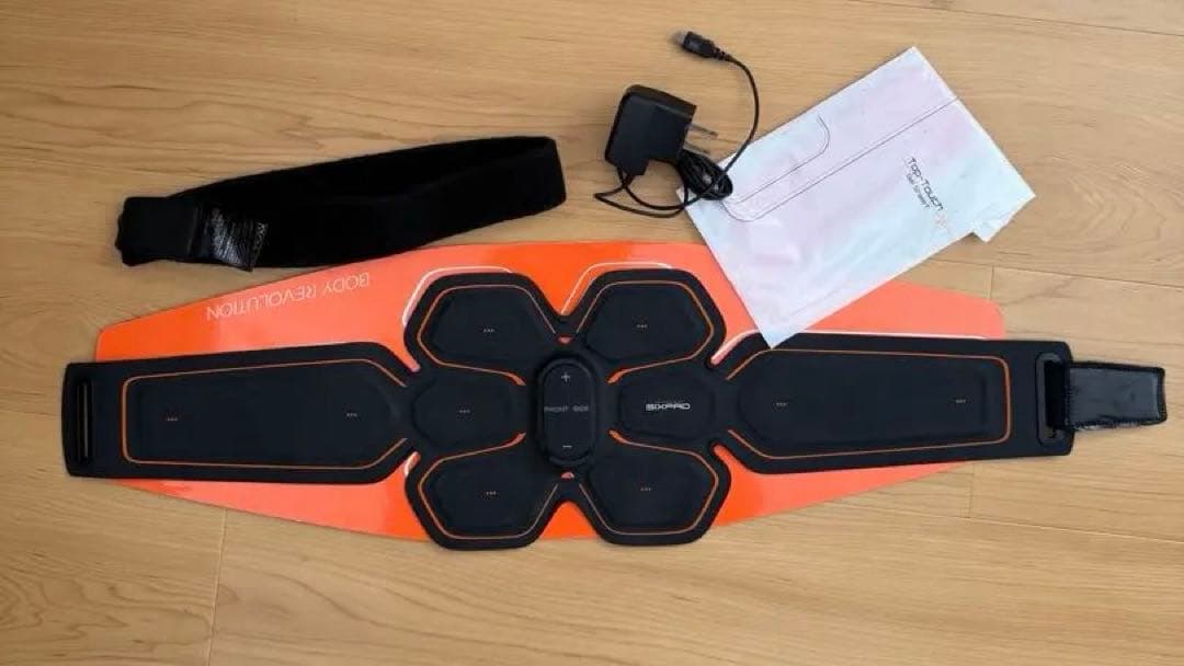 【美品】シックスパッド アブズベルト サイズSML 新品ジェルシート付き