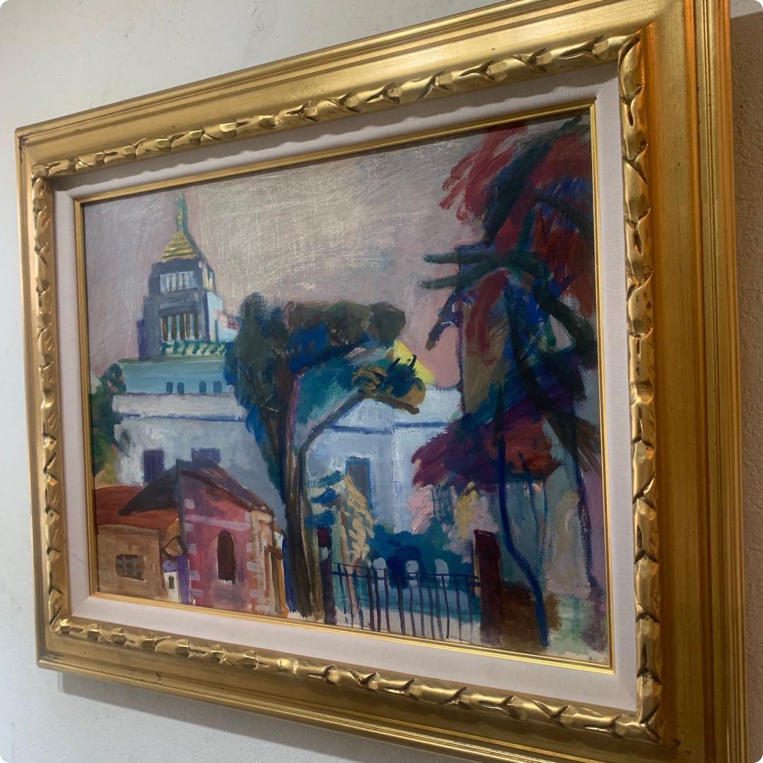 絵画　油彩肉筆画　『ヨーロッパ風景画』P10